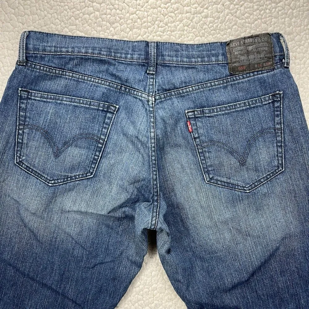 Levi’s 559 Jeans Men’s 34x32 (Actual 36x30) Blue Relaxed Straight Classic Grunge